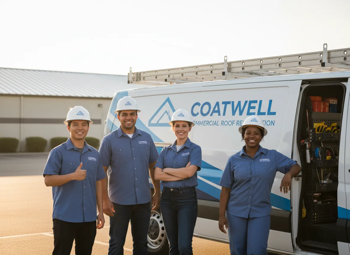Commercial roof coating company in Hellier, KY